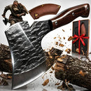 Machado Viking Artesanal em Aço Inox com Bainha — 30 cm — Default Title