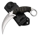 Faca Karambit Full Tang em Aço D2 com Cabo G10