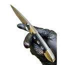 Faca Yukio Blademaster Fulltang Dourada + Bainha