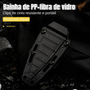 Mini Faca Russa Fulltang 440c Edc uso cotidiano Bainha Kydex Kaqui