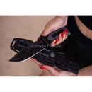 Faca Sobrevivência Crusoe Personalizada com Pederneira + Bússola