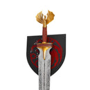 Espada Colecionável A Casa do Dragão Rhaenyra Targaryen com Suporte