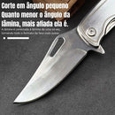 Canivete Multiuso Monobloco Aço Inox Polido Camping Pesca Agro Ferramenta de Bolso