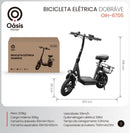 Patinete Elétrico com Assento OASIS OIH-6705