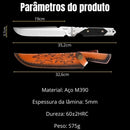 Faca Espírito Shaman Lâmina Bruta Aço M390