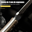 Mini Faca Russa Fulltang 440c Edc uso cotidiano Bainha Kydex Kaqui