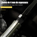 Mini Faca Russa Fulltang 440c Edc uso cotidiano Bainha Kydex Kaqui
