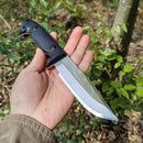 Faca Sentinela Ninja Aço Carbono Kydex + Pederneira