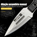 Mini Faca Russa Fulltang 440c Edc uso cotidiano Bainha Kydex Kaqui