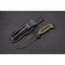 Faca Sobrevivência Crusoe Personalizada com Pederneira + Bússola