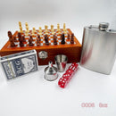 Kit Cantil 240 ml com Copo, Funil, Xadrez, Baralho e Dados