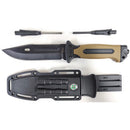 Faca Sobrevivência Crusoe Personalizada com Pederneira + Bússola