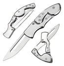 Mini Canivete Inox Dobrável Bolso EDC
