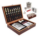 Kit Cantil 236ml + Copo + Xadrez com Baralho