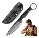Mini Faca EDC Pro Aço 8cr13mov Cabo G10 + Bainha Rígida