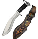 Facão Ghurka Heavy Duty AUS-10 Fulltang + Bainha Couro