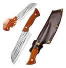 Faca Chef Escoffier Fulltang 32cm Aço Inoxidável + Bainha Couro