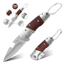 Mini Canivete Bolso Madeira Portátil Pesca Camping F115