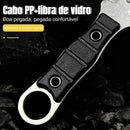 Mini Faca Russa Fulltang 440c Edc uso cotidiano Bainha Kydex Kaqui