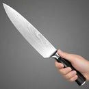 Faca chef CJ-A001 em uso culinário