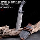 Faca Spartacus Reta Fulltang 7mm Espessura + Bainha