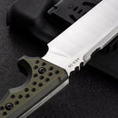 Faca Profissional Fulltang Cabo G10 Lâmina AUS-10 8mm + Bainha Rígida