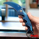 Faca Curva Blue Clip Aço