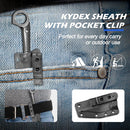 Kit Facas Curvas Defesa Fulltang G10 + Kydex