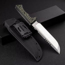 Faca Profissional Fulltang Cabo G10 Lâmina AUS-10 8mm + Bainha Rígida