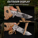 Canivete Urso Kodiak EDC Dobrável Madeira C/Clip