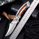 Canivete Silver Wood Tribal C/ Clip Cinto