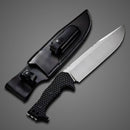 Faca Leonidas Sobrevivência 39cm Aço Z-Wear G10 + Bainha