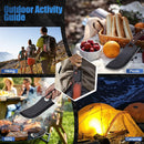 Faca Ninja Negro Fulltang Aço Cabo Madeira