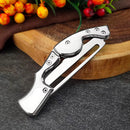 Mini Canivete Inox Dobrável Bolso EDC