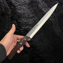 Faca Sashimi Takeda Cabo Sândalo Aço Inox 5Cr13Mov