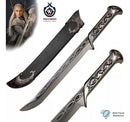 Adaga Thranduil O Hobbit Senhor dos Anéis Preta Réplica + Bainha Colecionável