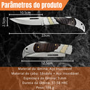 Canivete Hunter Madeira Inox + Bainha