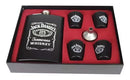 Kit Cantil Whisky 270ml + 4 Copos Shot Personalizado