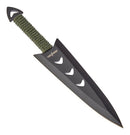 Kit 6 Facas Arremesso + Coldre Perna