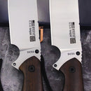 Faca Bakor Fulltang Aço DC53 6mm Jacarandá + Couro