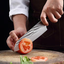 Faca Japonesa Artesanal Fulltang 4mm Cabo Madeira