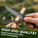 Mini Faca EDC Phantom Aço 8cr13mov Cabo G10 + Kydex