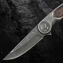 Canivete Fauna Gravuras Animais 22,5cm Aço Inox