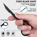 Kit Facas Curvas Defesa Fulltang G10 + Kydex