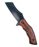 Faca Tanto Black Fulltang Madeira + Bainha