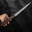 Faca Sashimi Takeda Cabo Sândalo Aço Inox 5Cr13Mov