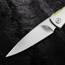 Canivete Dourado Inox Não Enferruja C/ Clip