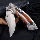 Canivete Silver Wood Tribal C/ Clip Cinto