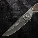 Canivete Fauna Gravuras Animais 22,5cm Aço Inox