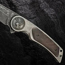 Canivete Fauna Gravuras Animais 22,5cm Aço Inox